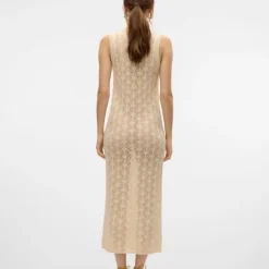 Robe longue brodée Verena sans manches Femme VERO MODA