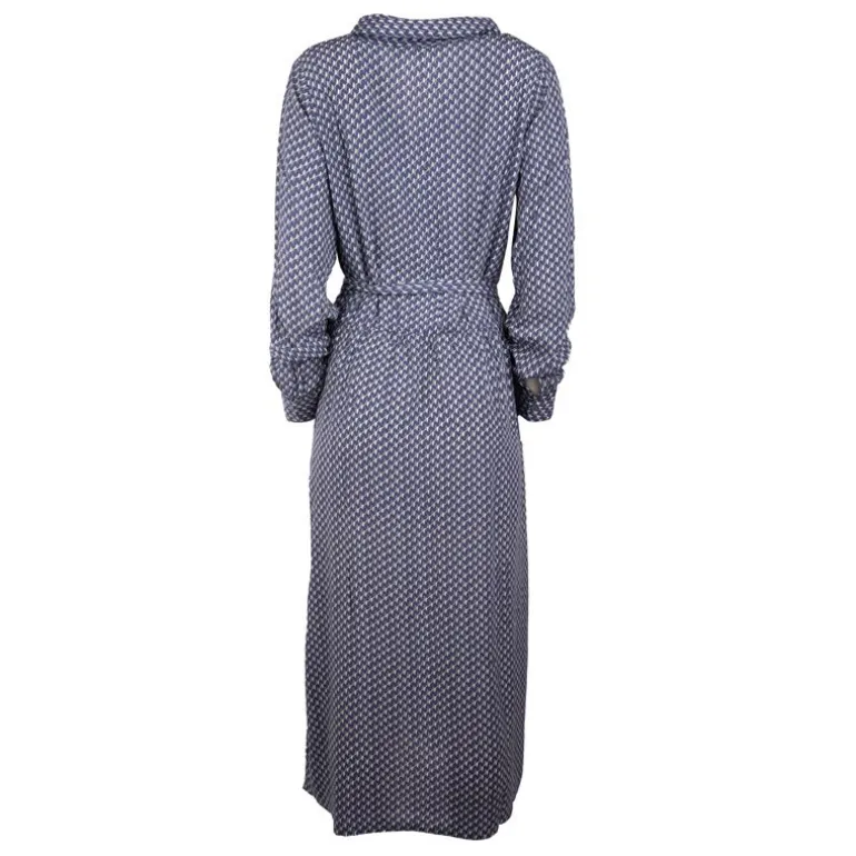 Robe longue col chemise niko imprimé géométrique Femme LA PETITE ETOILE