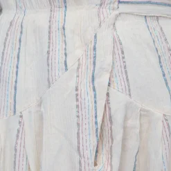 Robe longue coton portefeuille liseré brillant Femme ANTIK BATIK