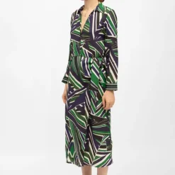 Robe longue effet portefeuille col V rheda manches longues Femme LA PETITE ETOILE