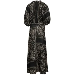 Robe longue festival motif cachemire Femme HOLLY AND JOEY