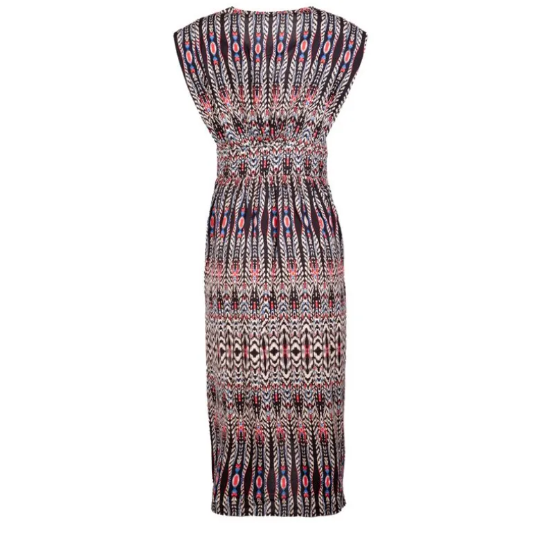 Robe longue imprimée éthnique Femme DEELUXE 74