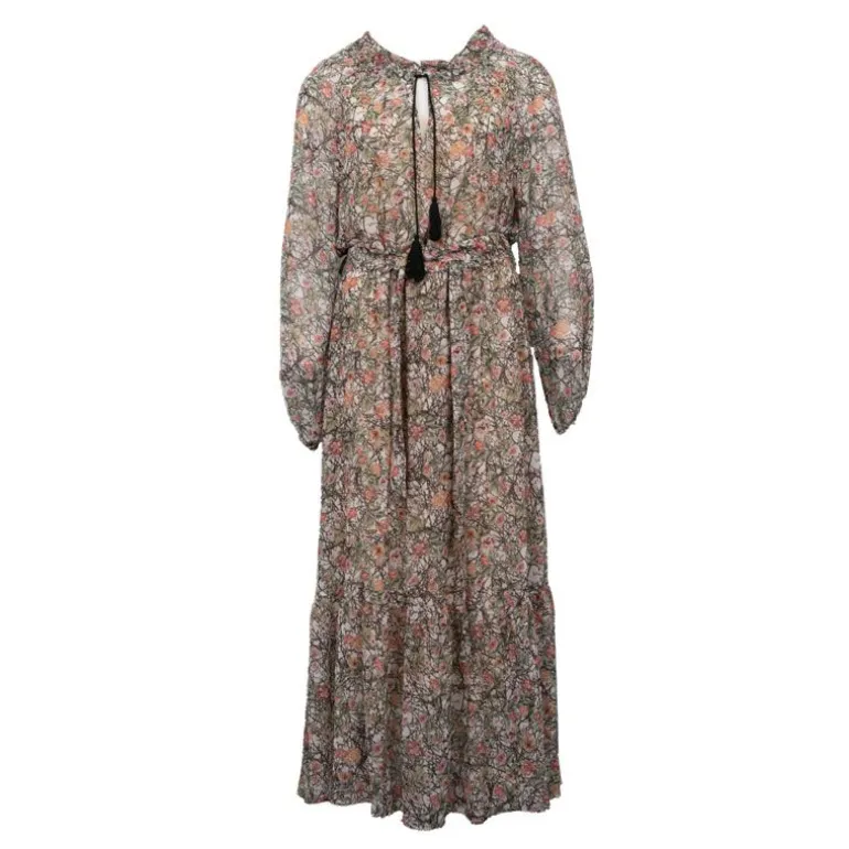 Robe longue multicolor fleurie bohème Femme PLEASE