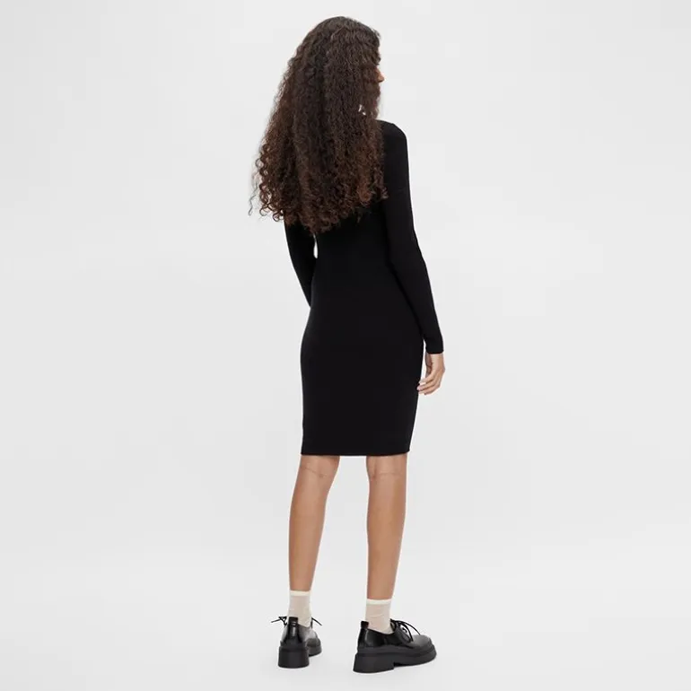 Robe manches longues col V OBJAE THESS Femme OBJECT