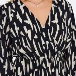 Robe manches longues Divya col en V regular fit Femme JDY