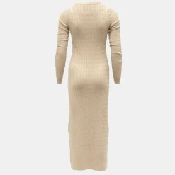 Robe maxi maille torsadée col rond Femme BILL TORNADE