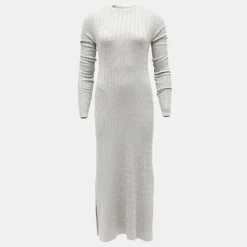 Robe maxi maille torsadée col rond Femme BILL TORNADE