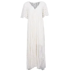 Robe miami dentelle manches courtes col v Femme HOLLY AND JOEY