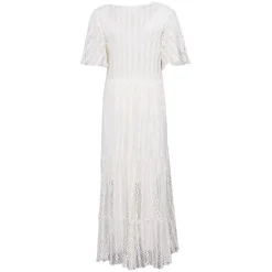 Robe miami dentelle manches courtes col v Femme HOLLY AND JOEY