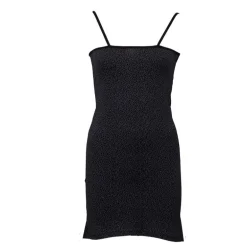 Robe nuisette noire imprimé coeurs blancs Femme BILL TORNADE