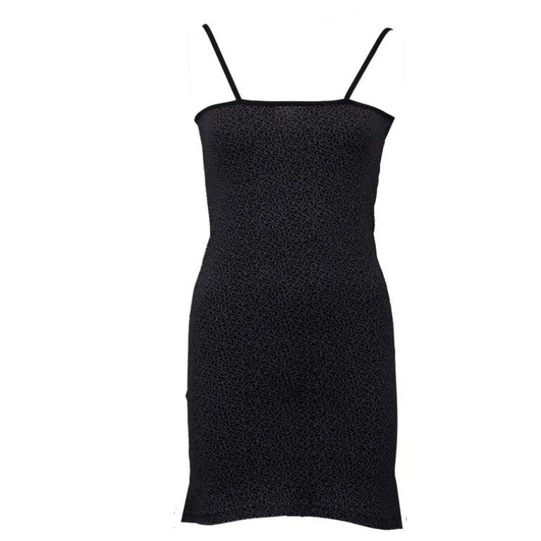 Robe nuisette noire imprimé coeurs blancs Femme BILL TORNADE