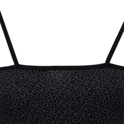 Robe nuisette noire imprimé coeurs blancs Femme BILL TORNADE