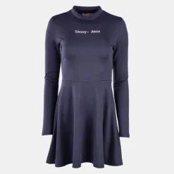 Robe patineuse à courte col montant Femme TOMMY HILFIGER