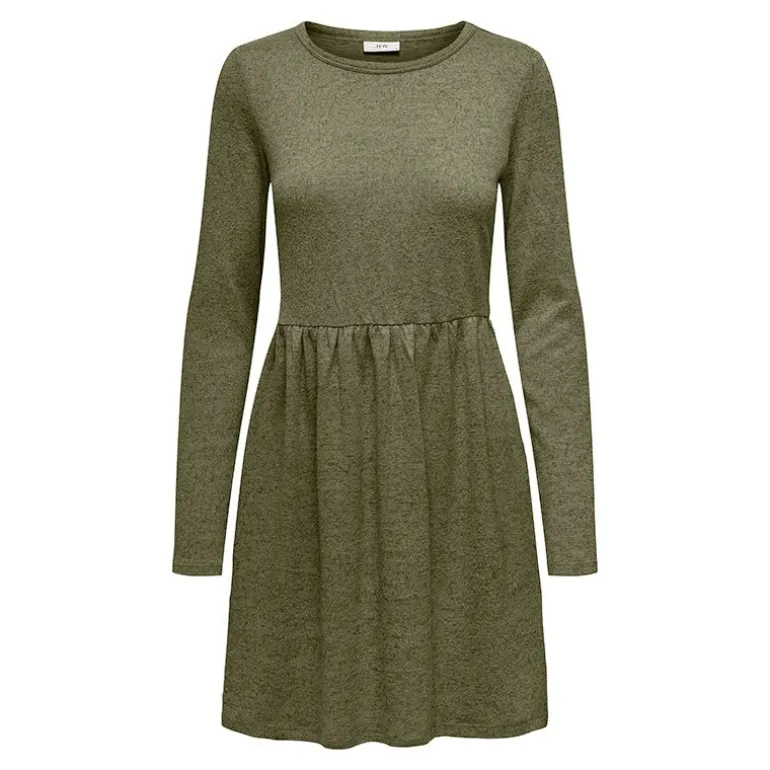 Robe patineuse manches longues col ras de cou Femme JDY