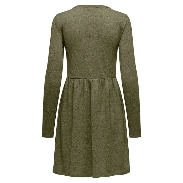 Robe patineuse manches longues col ras de cou Femme JDY