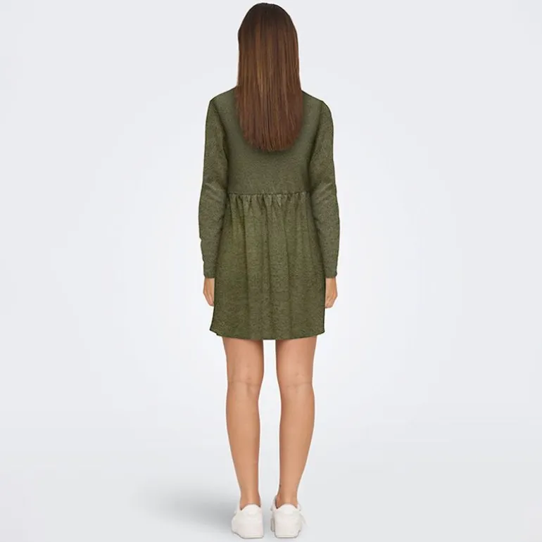 Robe patineuse manches longues col ras de cou Femme JDY