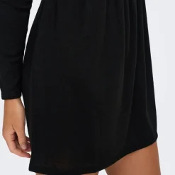 Robe patineuse manches longues col ras de cou Femme JDY