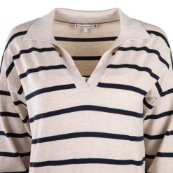 Robe polo longue à rayures Femme TOMMY HILFIGER