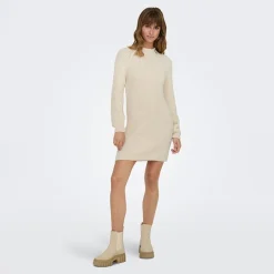 Robe pull col montant perles Femme ONLY