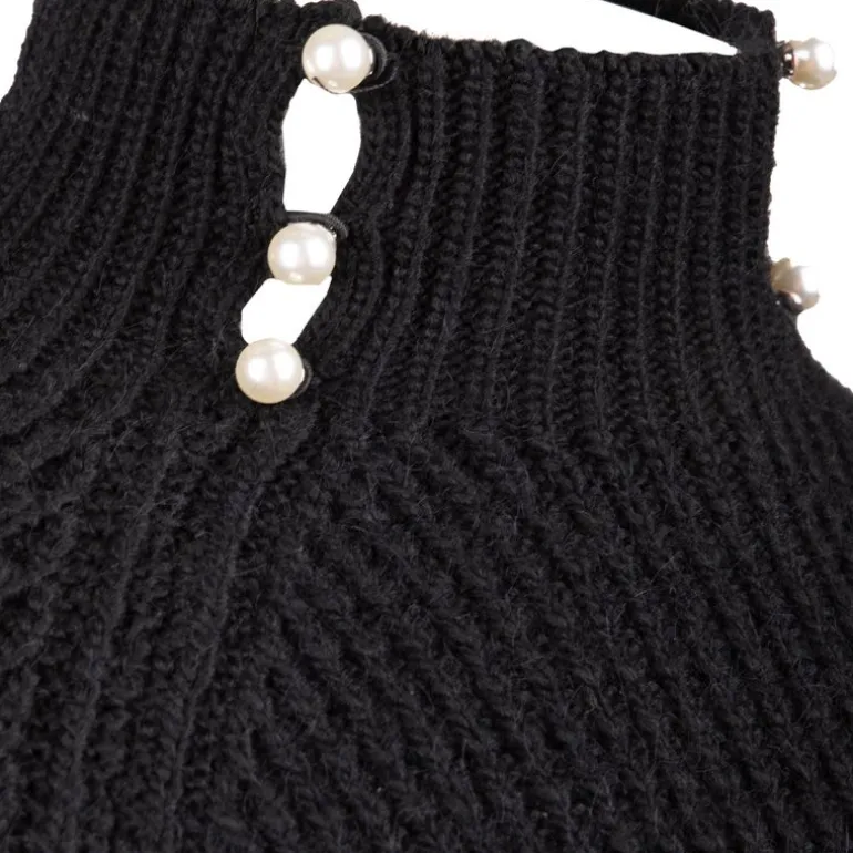 Robe pull col montant perles Femme ONLY