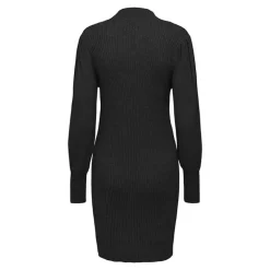 Robe pull Kattie ajustée col montant Femme ONLY