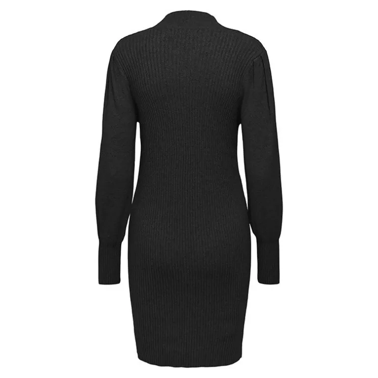 Robe pull Kattie ajustée col montant Femme ONLY