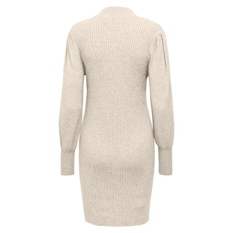 Robe pull Kattie ajustée col montant Femme ONLY
