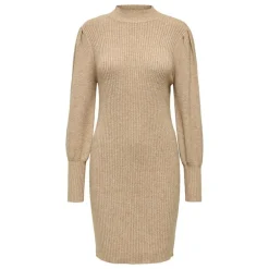 Robe pull Kattie ajustée col montant Femme ONLY