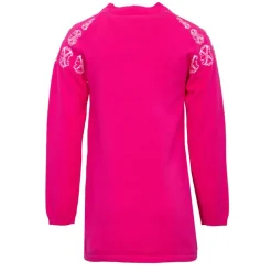 Robe pull maille fine manches longues imprimé logo Fille CXL BY CHRISTIAN LACROIX