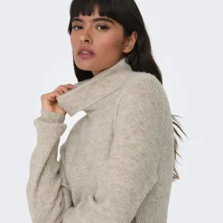 Robe pull Silly col roulé à manches longues Femme ONLY