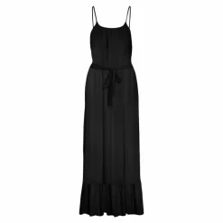 Robe unie à fines bretelles longueur midi volant Femme VERO MODA