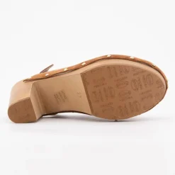 Sabots à talons compensées marron miami clog Femme SCHOLL