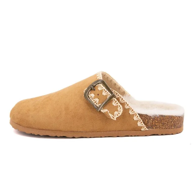 Sabots fourrés liseré crochets Sunny Femme BURTON OF LONDON