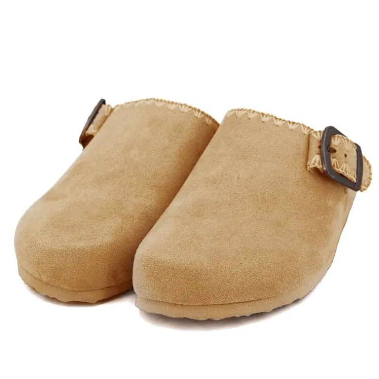 Sabots fourrés liseré crochets Sunny Femme BURTON OF LONDON