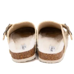 Sabots fourrés liseré crochets Sunny Femme BURTON OF LONDON