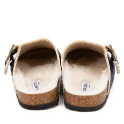 Sabots fourrés liseré crochets Sunny Femme BURTON OF LONDON