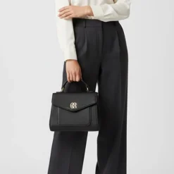 Sac à main motif serpent rabia avec double anse 20x18x6cm Femme GEORGES RECH