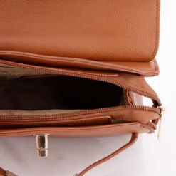 Sac a main taupe 22x16x8 cm Femme TORRENTE