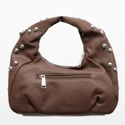 Sac baguette à clous avec anse ajustable 28x10x20cm Femme TORRENTE