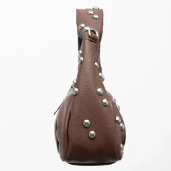 Sac baguette à clous avec anse ajustable 28x10x20cm Femme TORRENTE