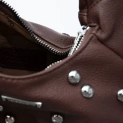 Sac baguette à clous avec anse ajustable 28x10x20cm Femme TORRENTE