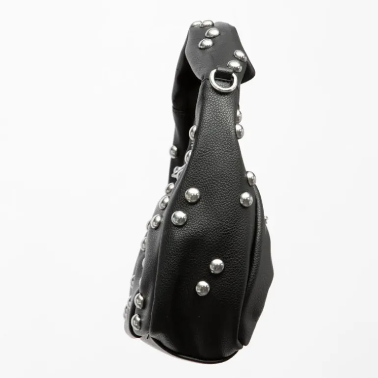 Sac baguette à clous avec anse ajustable 28x10x20cm Femme TORRENTE