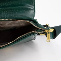 Sac bandouliere Romy motif croco à clip doré 22x18x8cm Femme GEORGES RECH