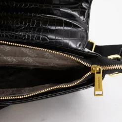 Sac bandouliere Romy motif croco à clip doré 22x18x8cm Femme GEORGES RECH