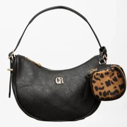 Sac besace thekla 22,5x17x8cm avec pochette imprimé léopard Femme GEORGES RECH