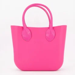 Sac cabas en plastique avec poche en tissu 35c28x10cm Femme O BAG