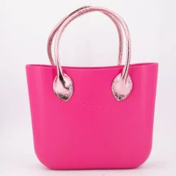 Sac cabas épaule anse pochette brillante 40x30x12cm Femme O BAG