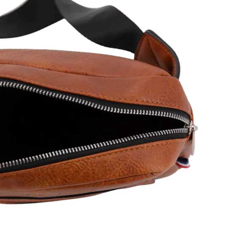 Sac ceinture similicuir texturé 26x16x5cm Homme BILL TORNADE