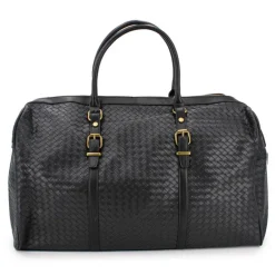 Sac de voyage tressé avec anse amovible noir Mixte TORRENTE