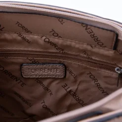 Sac double taupe petit modele tos-a24014 Femme TORRENTE